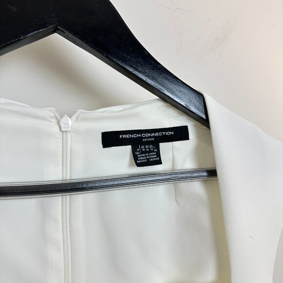 FRENCH CONNECTION Ruth Whisper A-Line Dress in Summer White Size US 12 - Picture 7 of 14